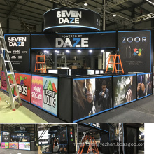 Detian offer expo stands trade show booth portable exhibition display 20 by 20